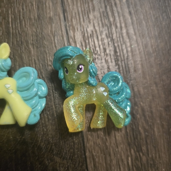 FIM Diamond Crystal My Little Pony Figure Sparkle Green Jewel Figurine Kids Toy - Picture 3 of 3